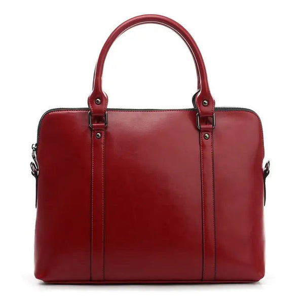 porte document cuir rouge homme