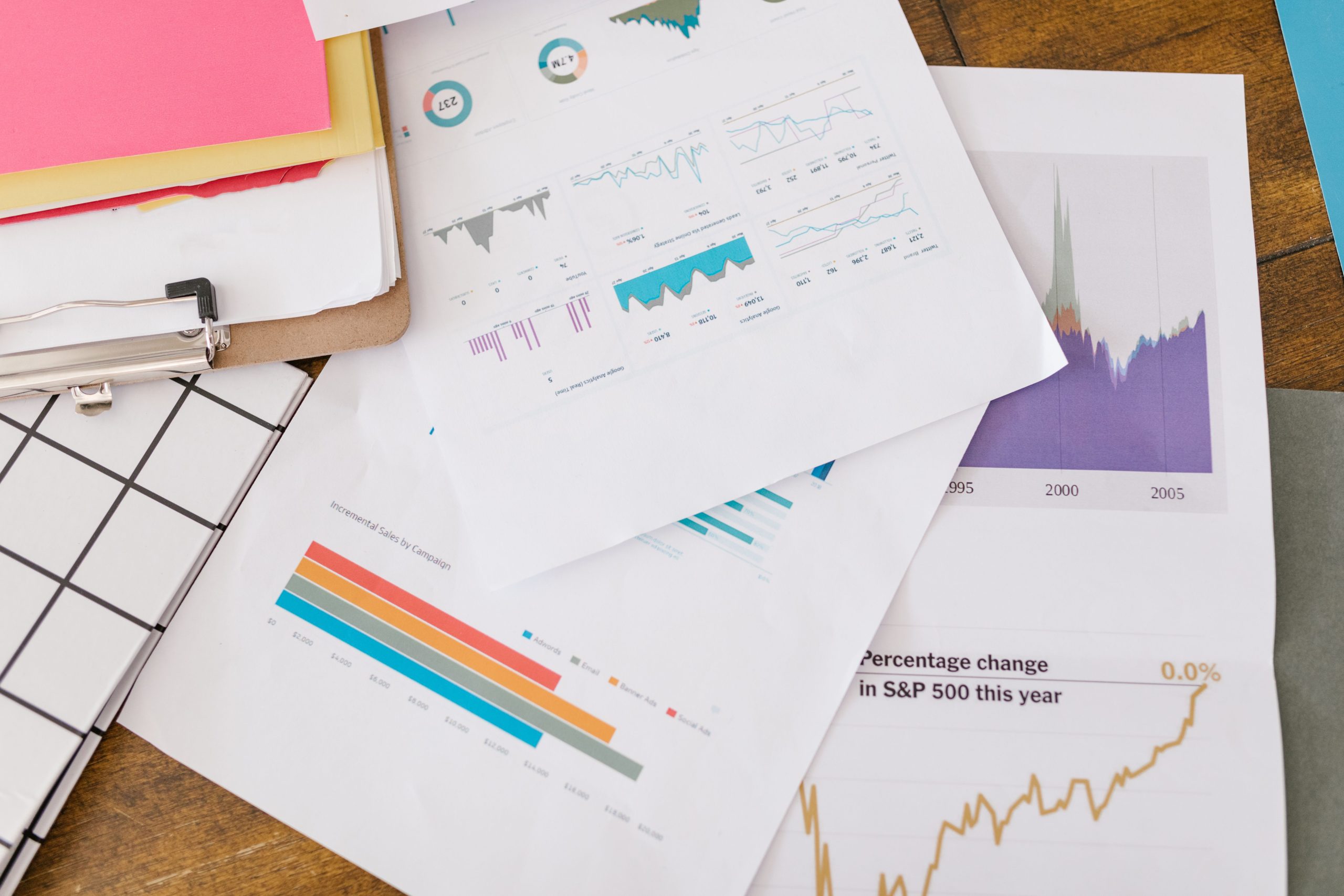 Tableaux de bord analytiques et graphiques sur documents
