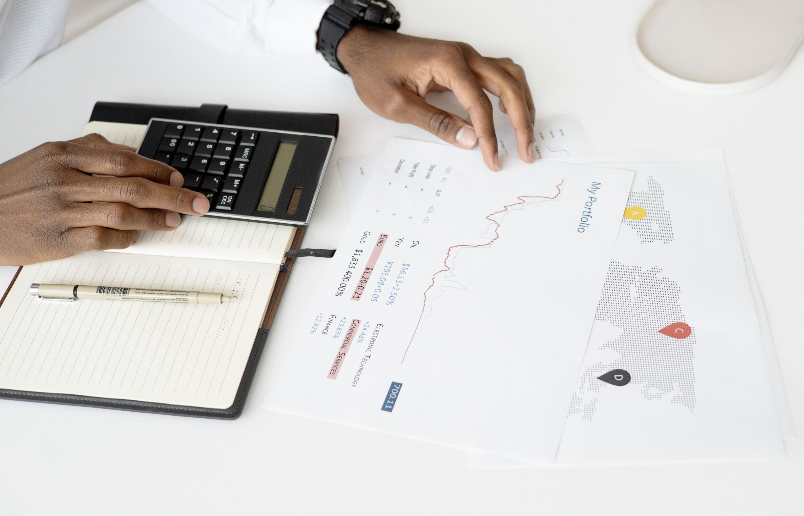 Analyse documents financiers calculatrice investissement